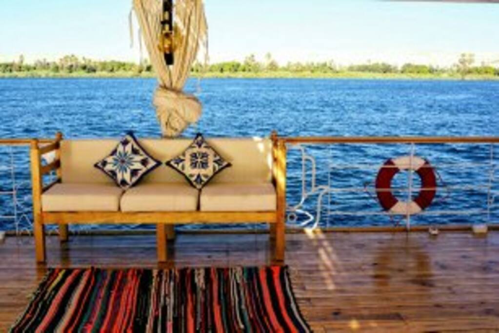 View of the Nile from the deck