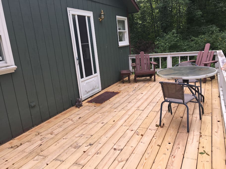 Large Deck off the Kitchen