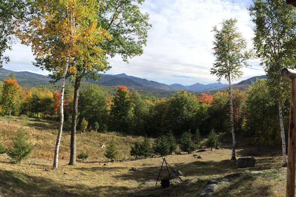 Beautiful fall view of the Meadow in front of our cottage