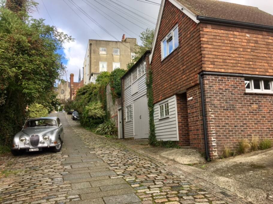 Exterior of cottage