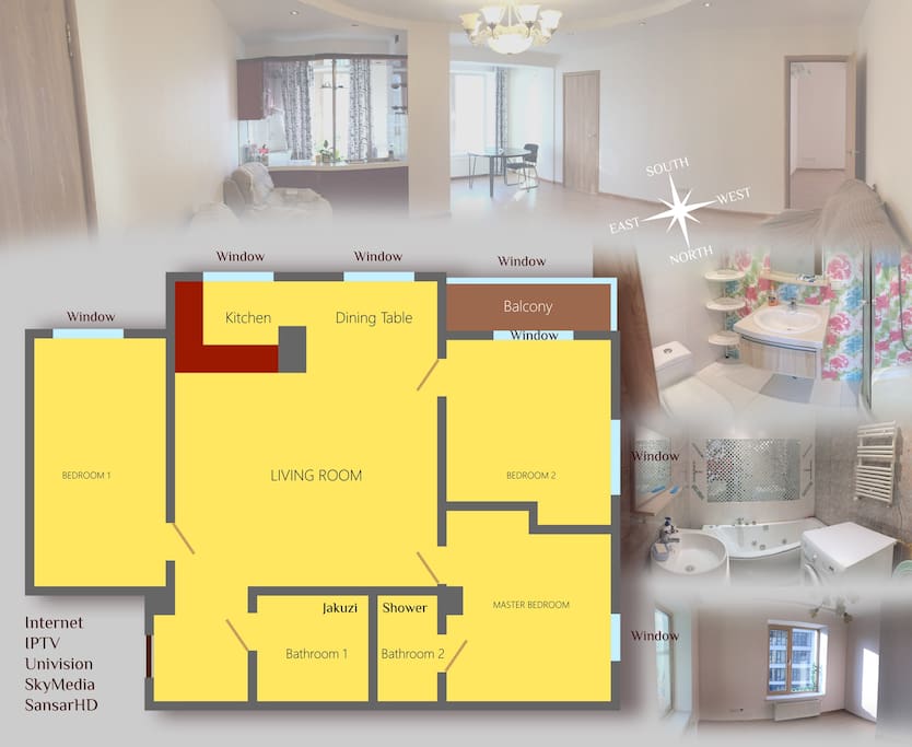 Plan picture of 3 bedrooms Apartment