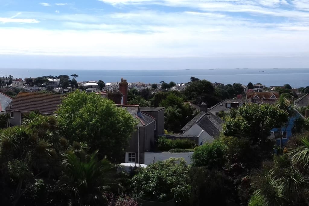 View from the apartment (they are even better than the picture shows)