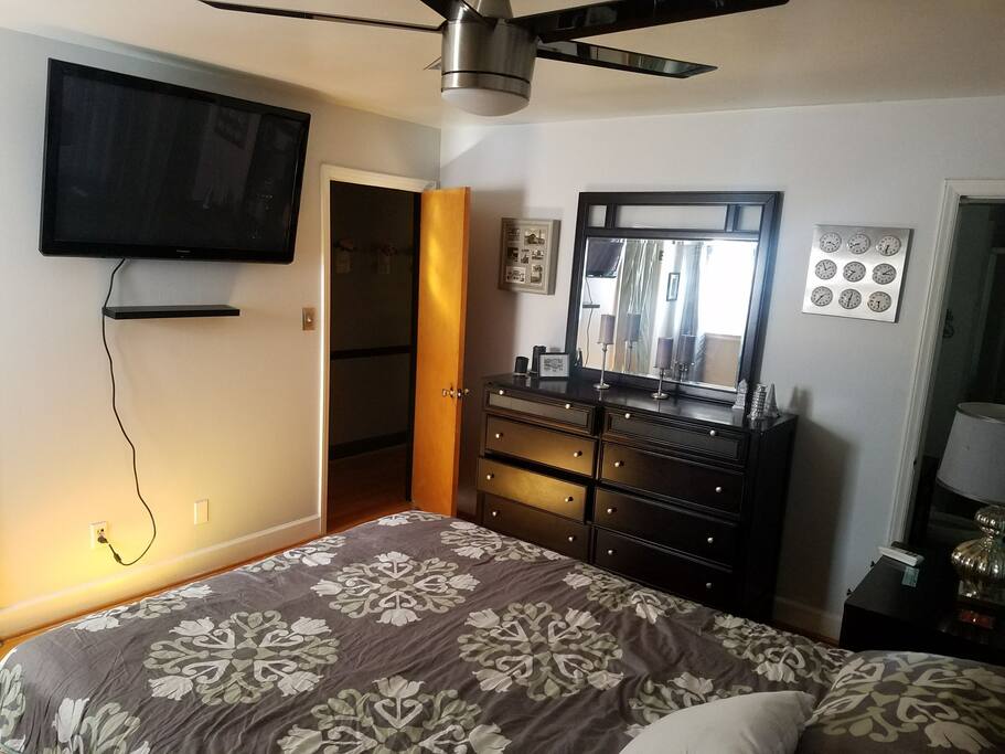 another view of master bedroom