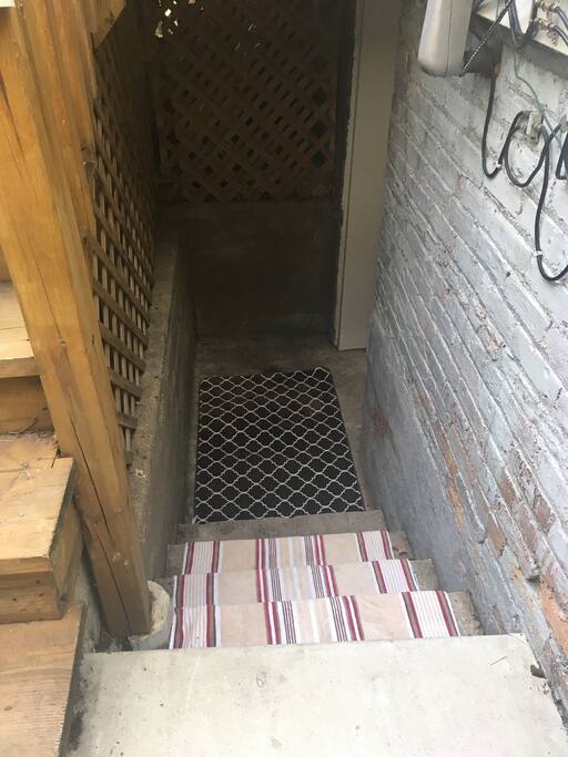 Private door entrance