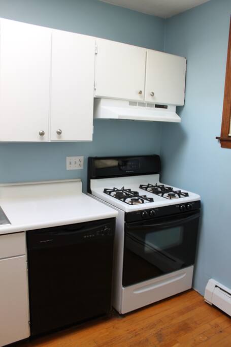Stove and dishwasher