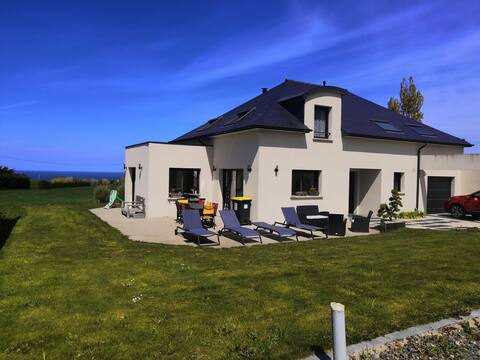 Beautiful house with sea view.