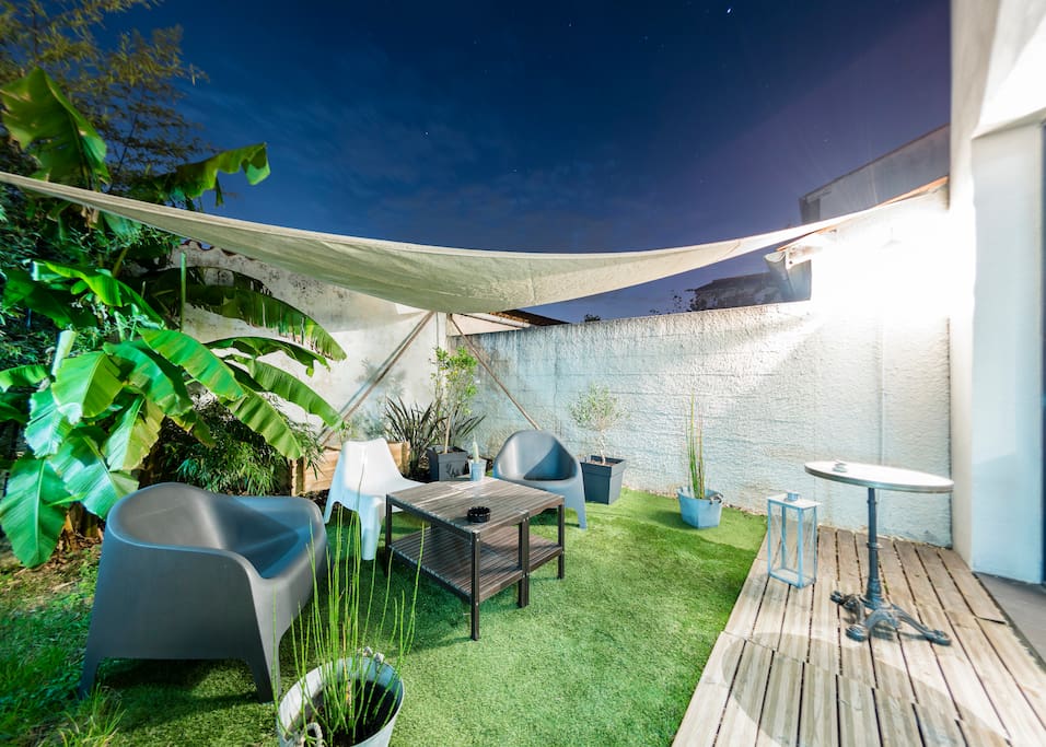 Le jardin et la terrasse