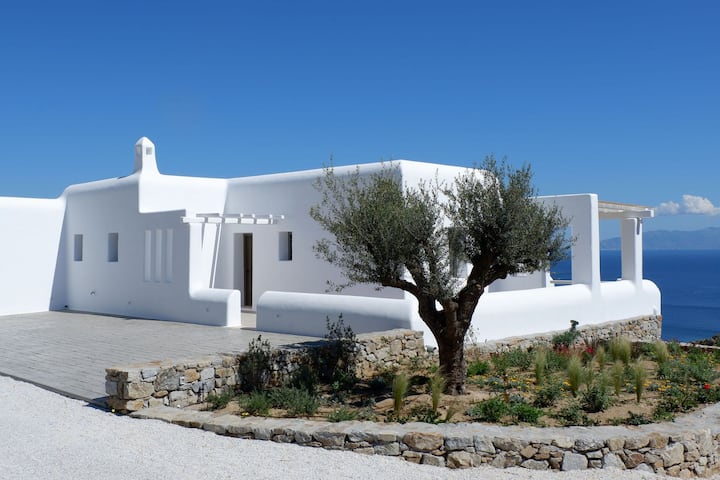 R 942 Ambroos Ii With Safe Deposit Box, Sea View & Veranda. - Mykonos