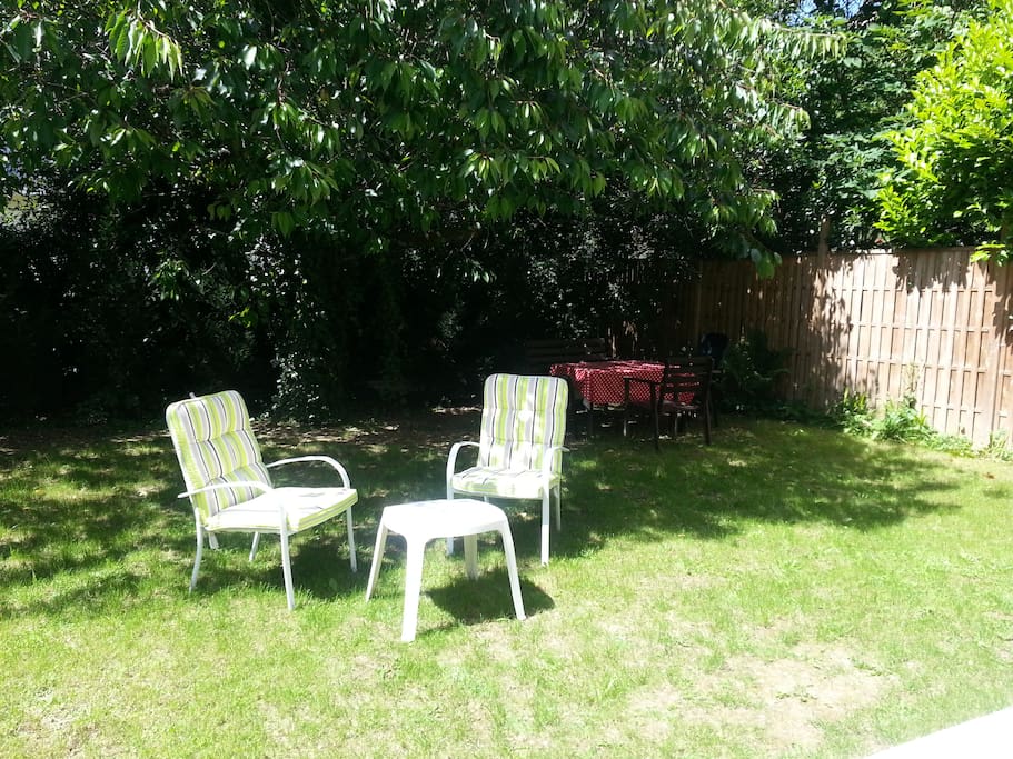 Jardin à disposition des locataires