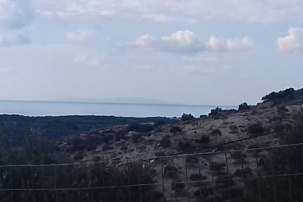 Sea view before dark
