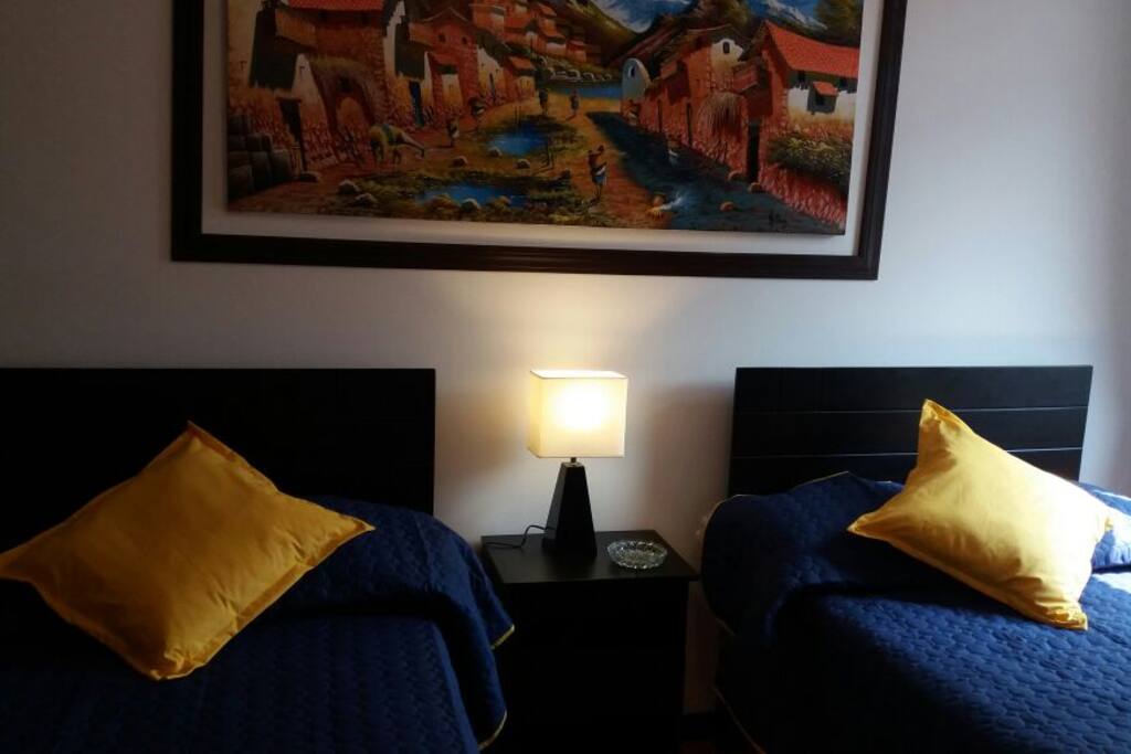Cuarto ambientado para dos personas