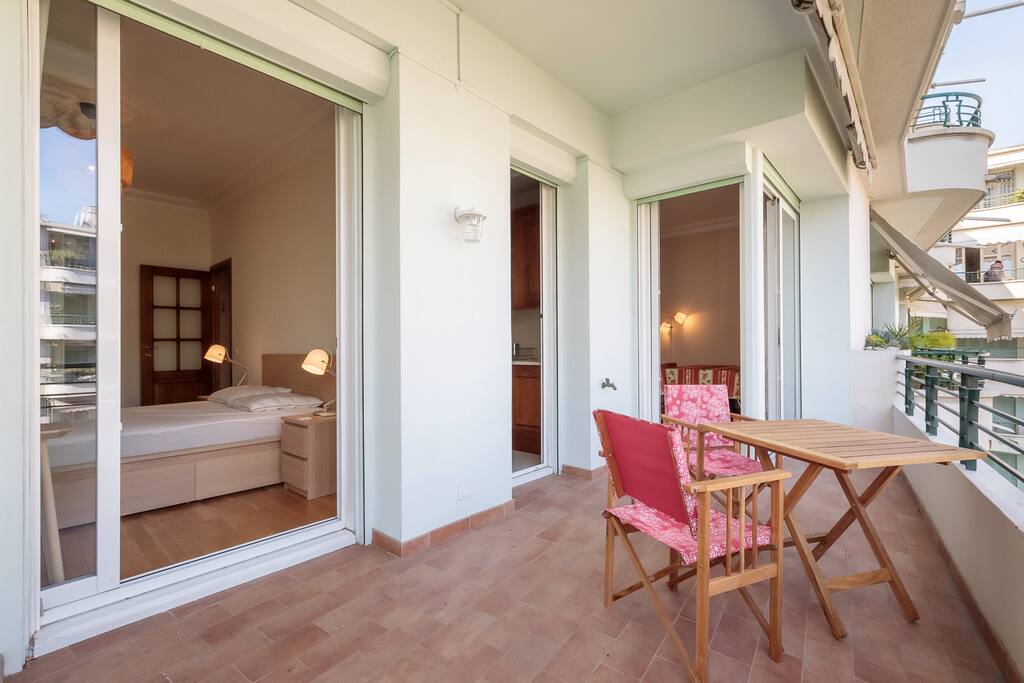 Grande terrasse profonde de 12 m2