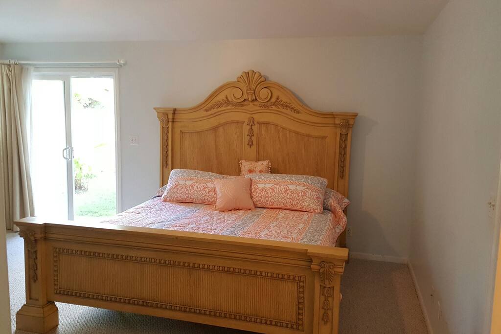 King bed in master suite