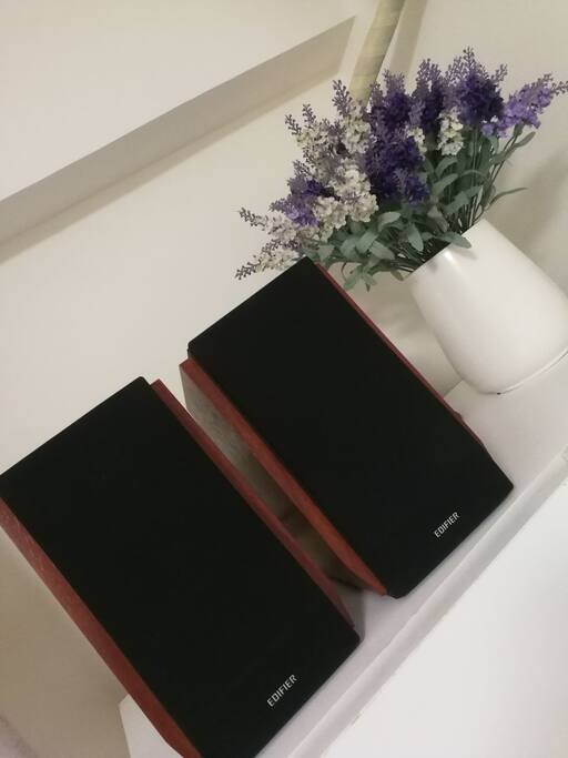 蓝牙音响,虽然是入门级但是效果不错哦~