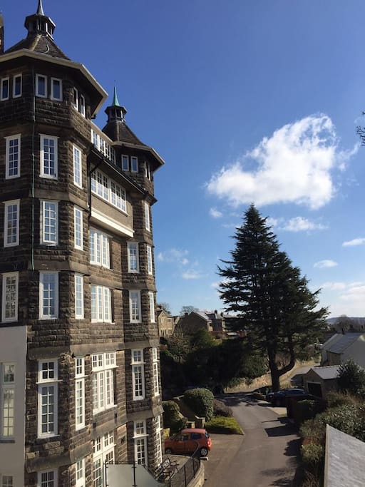 Fabulous views towards Tansley from Master Bedroom