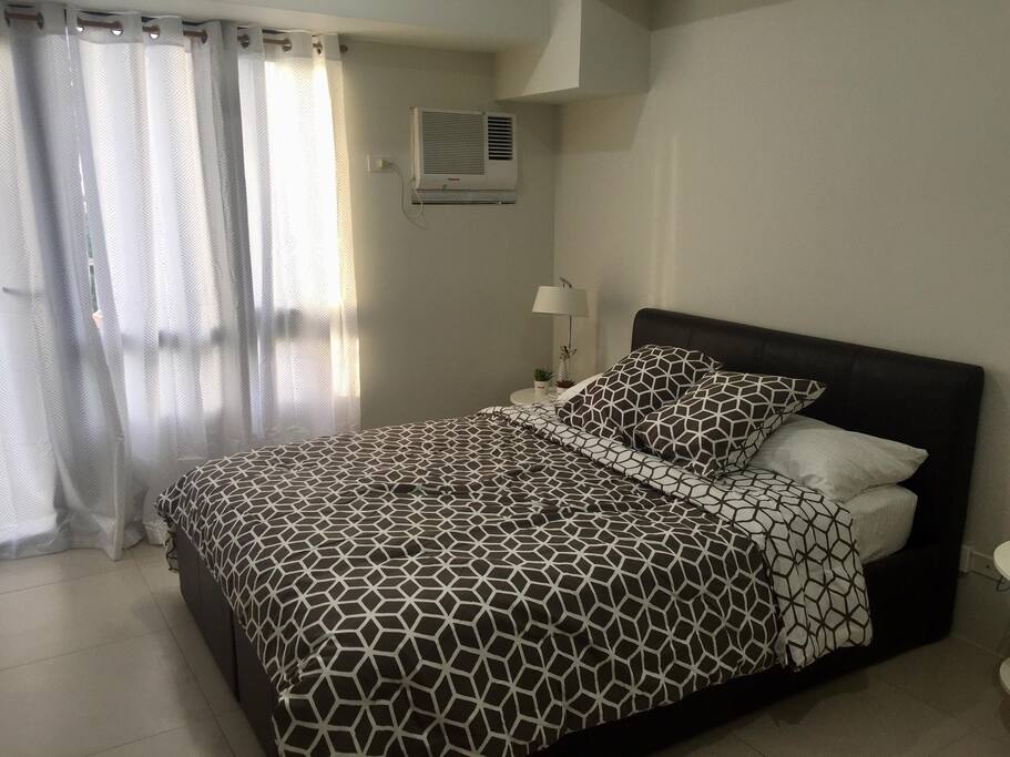 Queen-Sized Bed.