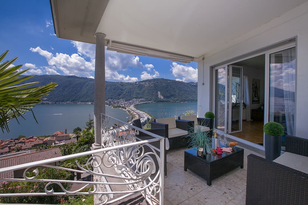 Private terrace with amazing views