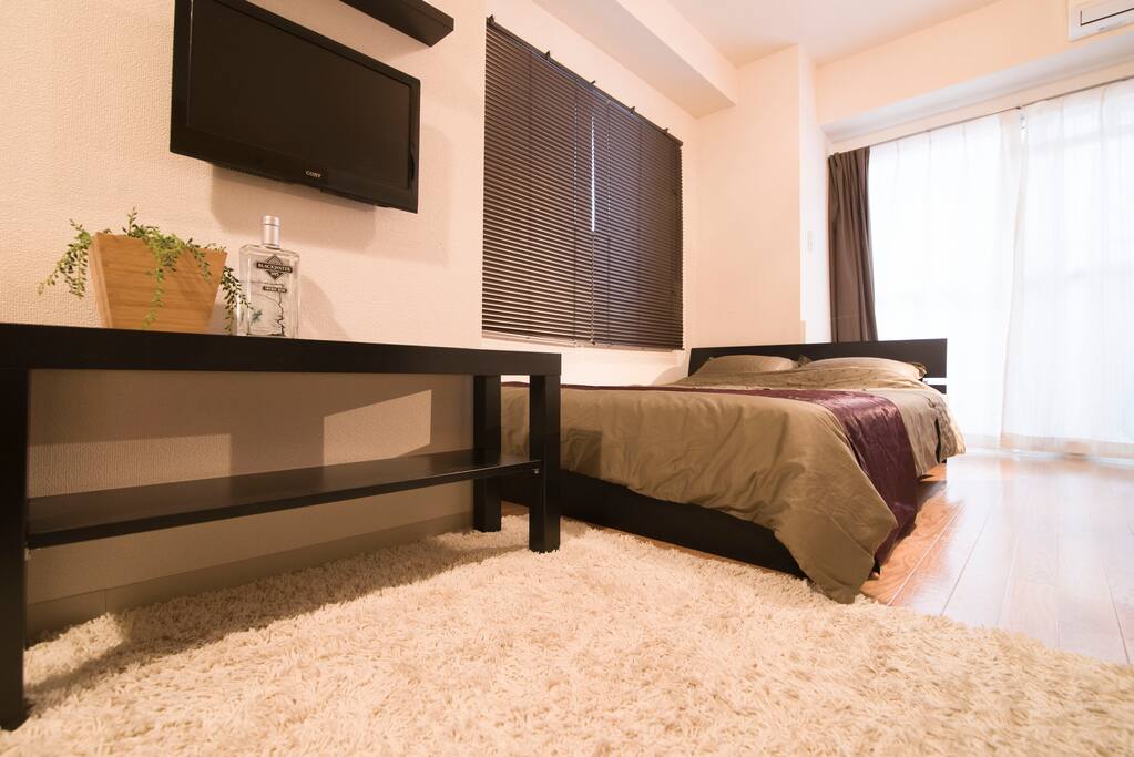 bedroom with sofa