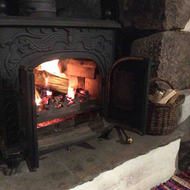 If the weathers not up to much, don’t worry you’ll have a cosy log fire to come in to, where you can put your feet up and relax.