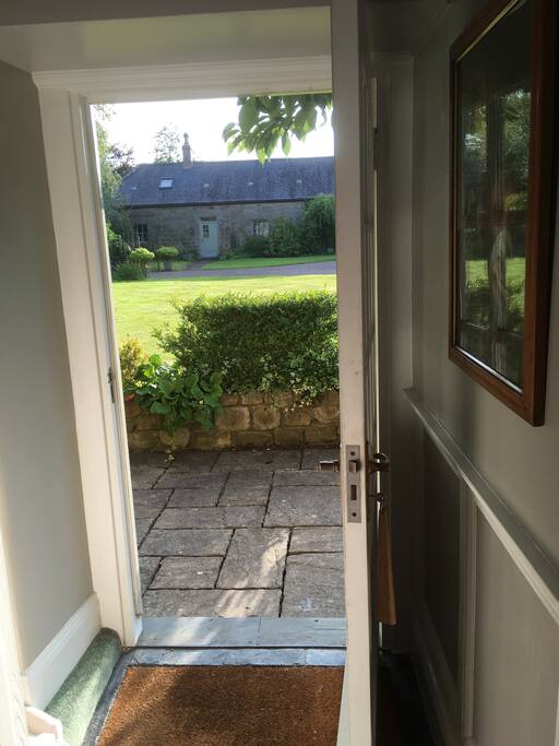 Entrance looking to the garden