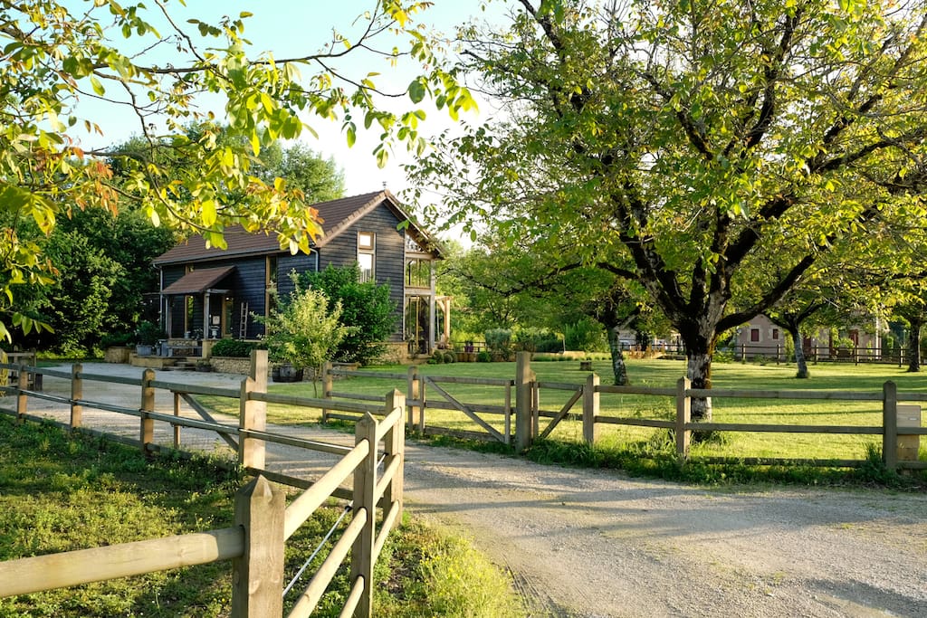 The house from the driveway