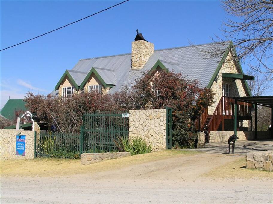 Front of cottage