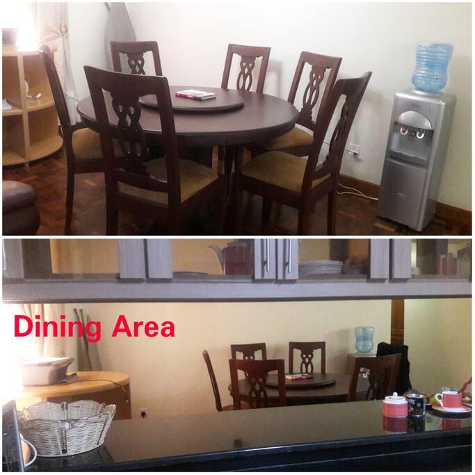 beautiful & spacious dining table.