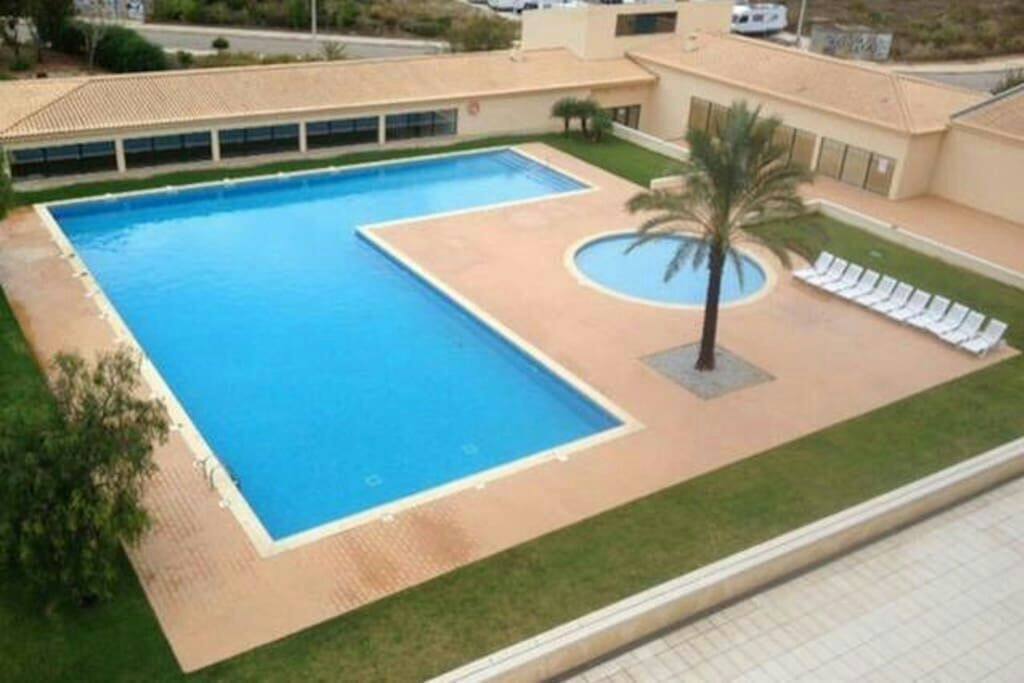 Adults and children swimming pool