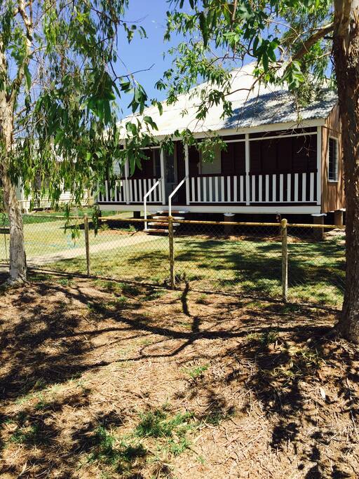 Front of cottage