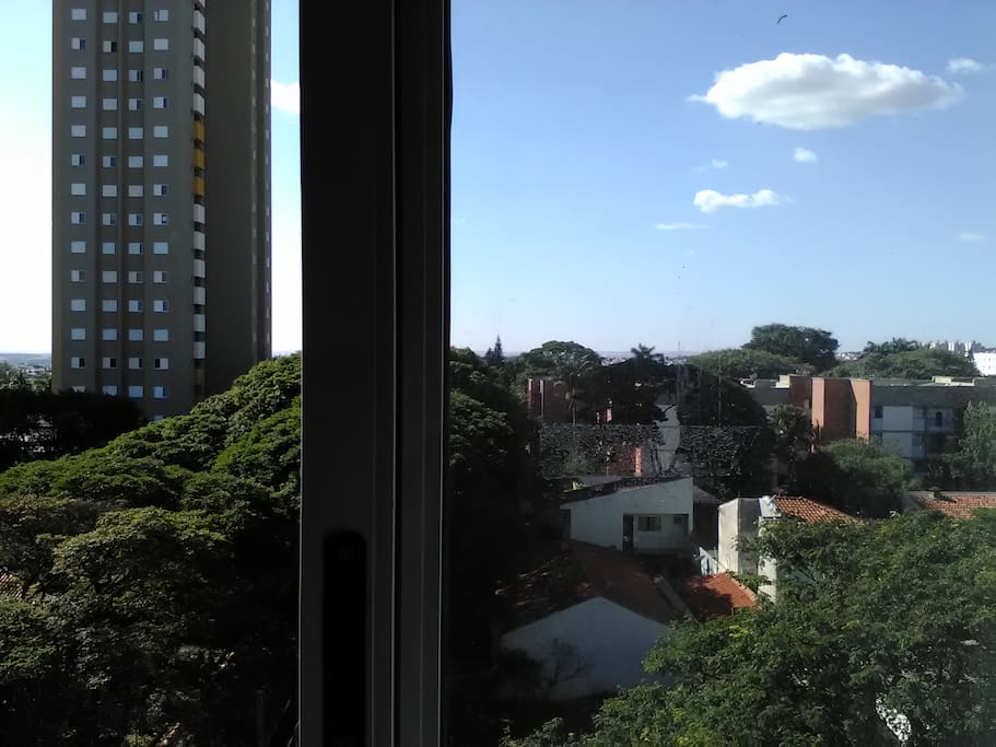 Lindo por do sol e excelente ventilação