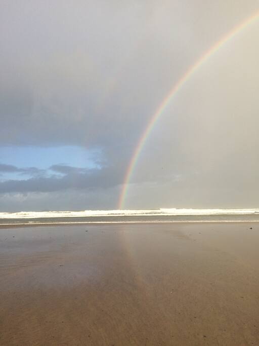 Rain, sun, hail and wind - you can have all of these within one day in North Cornwall!