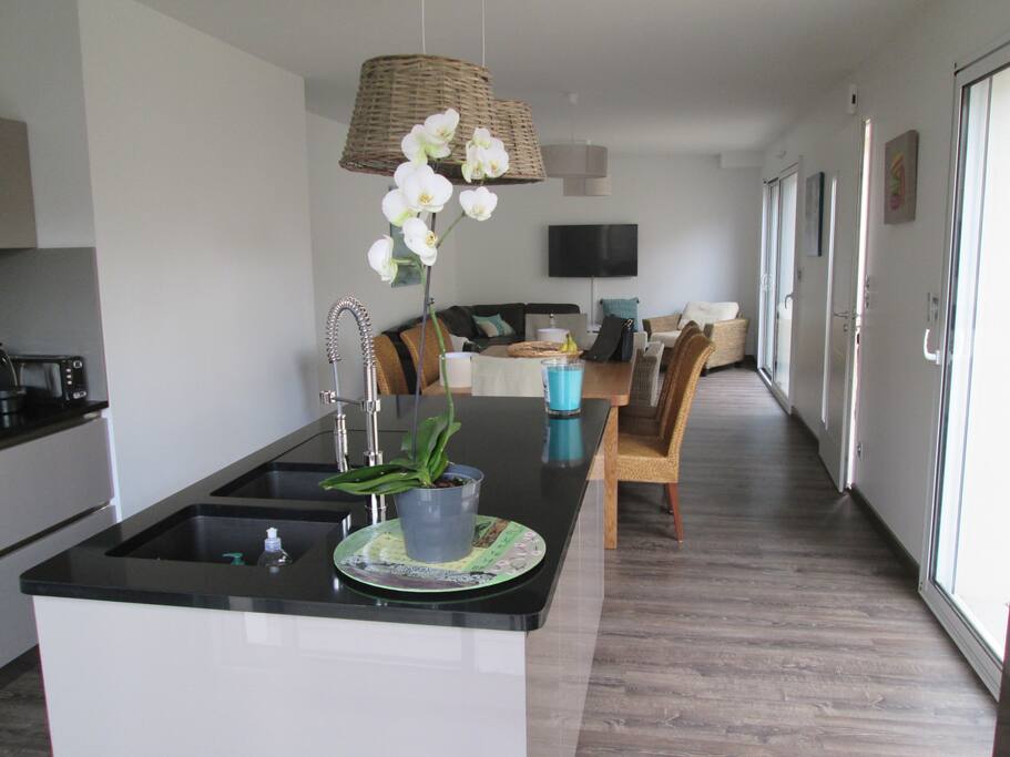 cuisine , coin repas, salon