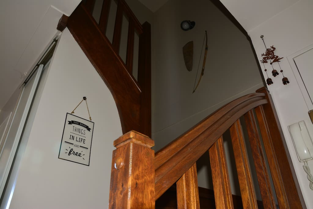 Duplex, les chambres sont à l'étage
