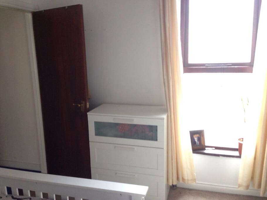 Private room with sunlight.