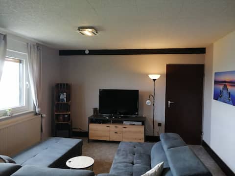 Popular Airbnb listing: Beautiful apartment overlooking the Fulda Valley in Hersfeld Rotenburg