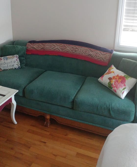 Couch & Coffee Table In Room