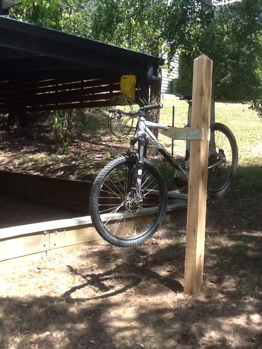 Mountain Bike cleaning area