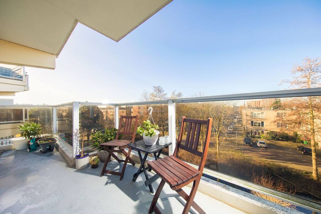 Balcony in late winter