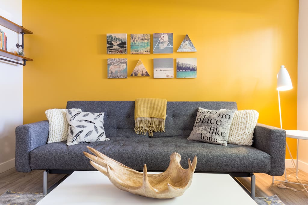 The couch can easily be converted to a comfortable bed that sleeps two