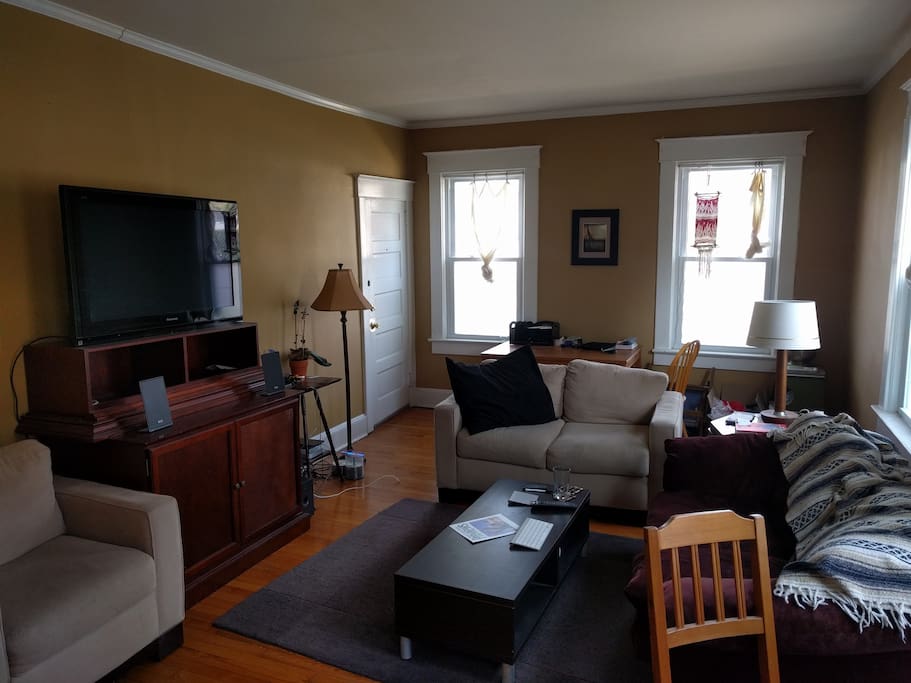 Living room from kitchen side.