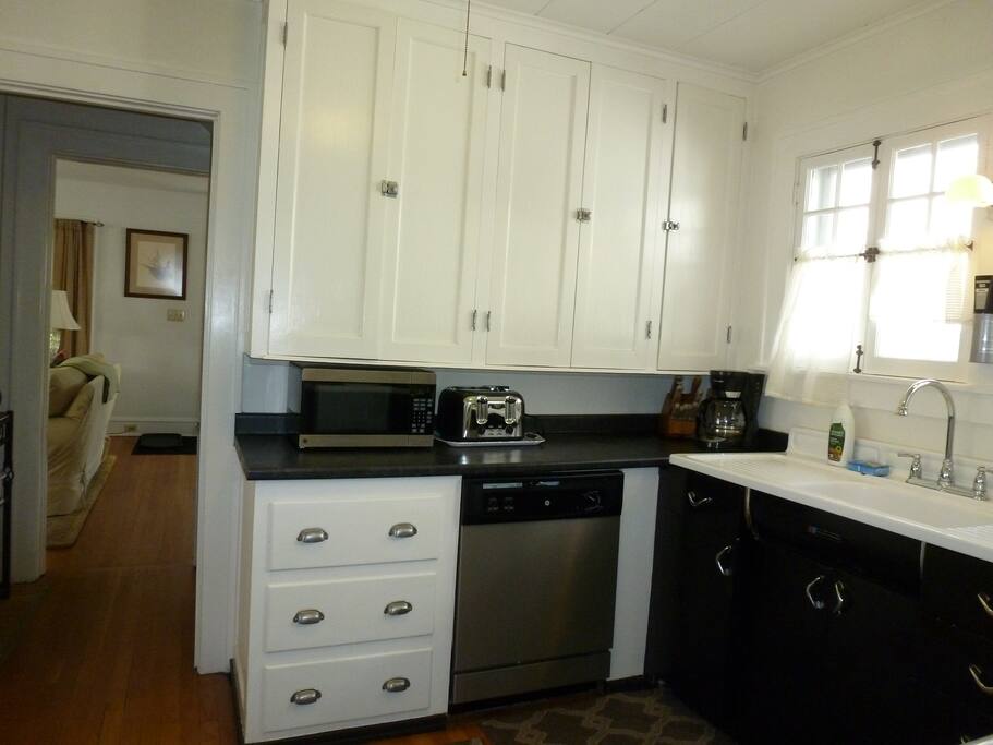 Nicely equipped kitchen