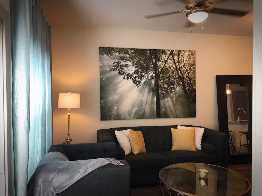 Comfortable living area to relax and enjoy your stay