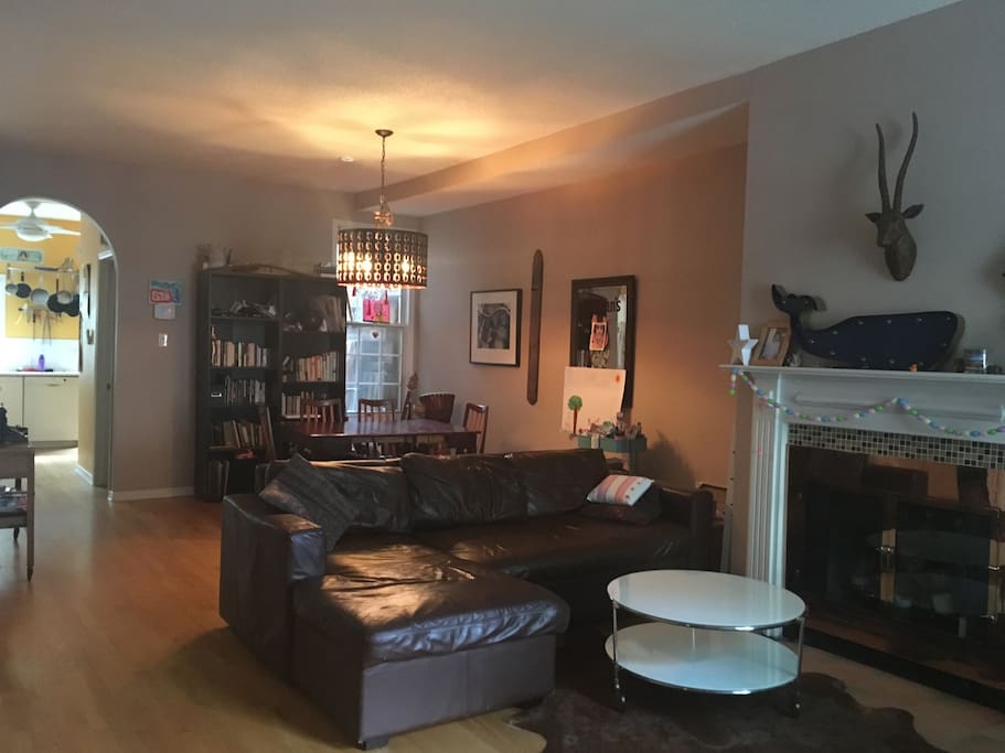 Living Area - looking towards kitchen