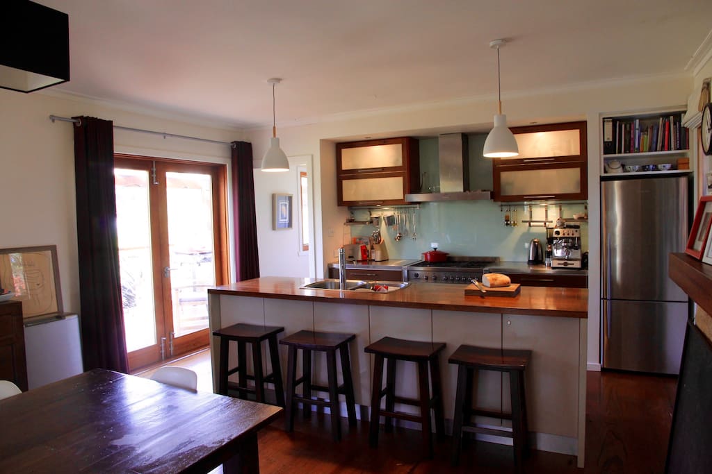Large Kitchen and Dining area