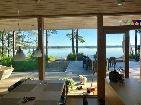 Modern Scandi design Villa by a beautiful lake