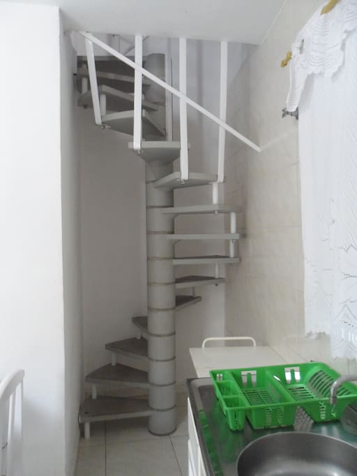 Escada para o quarto