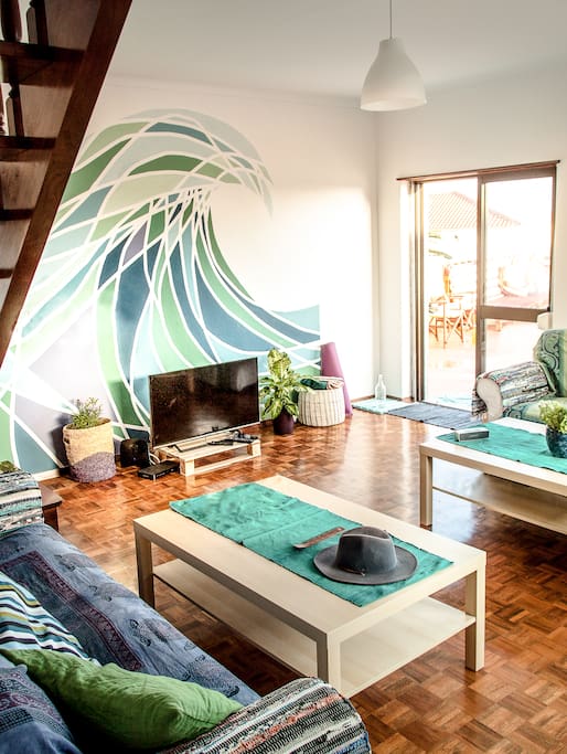 Hang out freely, barefoot and feel truly at home.