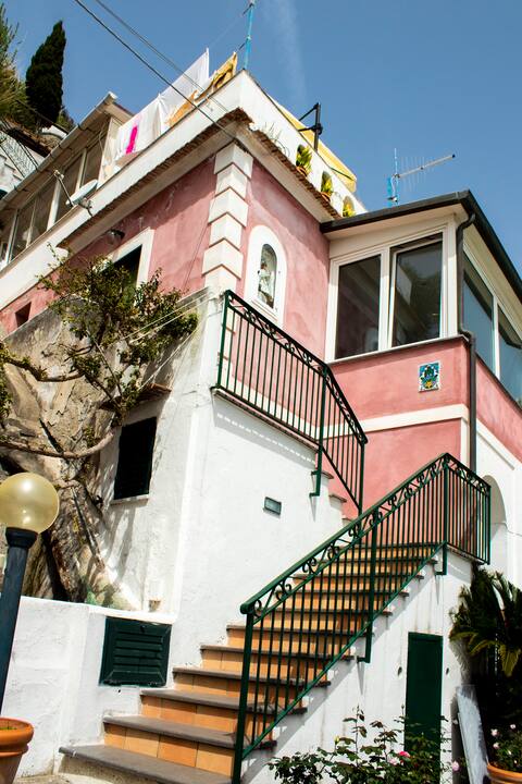 Typical house in a seaside village