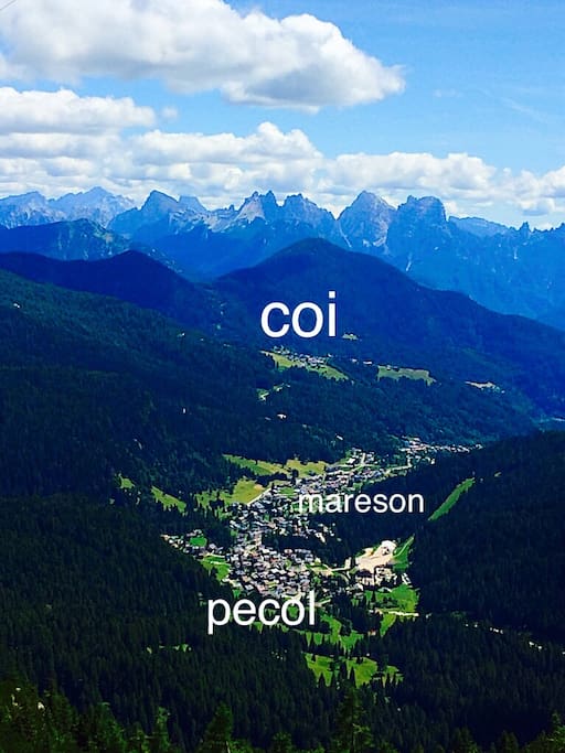 Coi , il paese più alto della valle a 1494 m