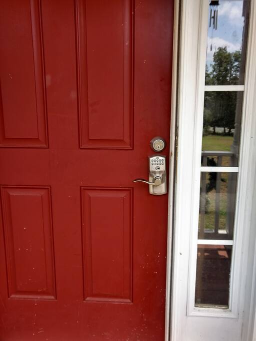 The Key pad to the house